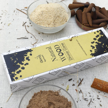 Natural Wood Dhoop Cone